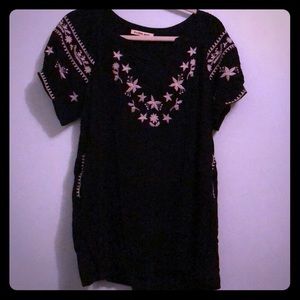 Boho Peasant Top L